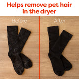 Bounce Pet Hair and Lint Guard Mega Dryer Sheets with 3X Pet Hair Fighters, Fresh Scent, 130 Count, Bounce Dryer Sheets, Fabric Softener Sheets Bounce