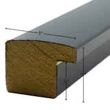 Craig Frames 19.25x26.75 Puzzle Frame – Contemporary Black, 1-Inch Wide, Horizontal or Vertical Wall Mount for Completed Jigsaws Craig Frames