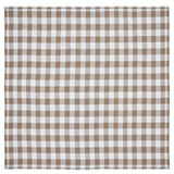 VHC Brands Annie Buffalo Check Portabella Table Topper 40x40, Kitchen and Dining Room Decor, Tabletop Accessory, Cotton, Annie Buffalo Check Collection, Square 40x40, Portabella VHC Brands