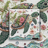 Sea Turtle 1000 Piece Puzzle for Adults, PICKFORU Wave Spirit Jigsaw Puzzle 1000 Pieces, Nature Animal Art Puzzles as Home Decor PICKFORU