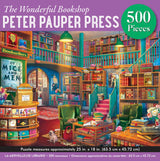 The Wonderful Bookshop 500-Piece Jigsaw Puzzle PETER PAUPER PRESS