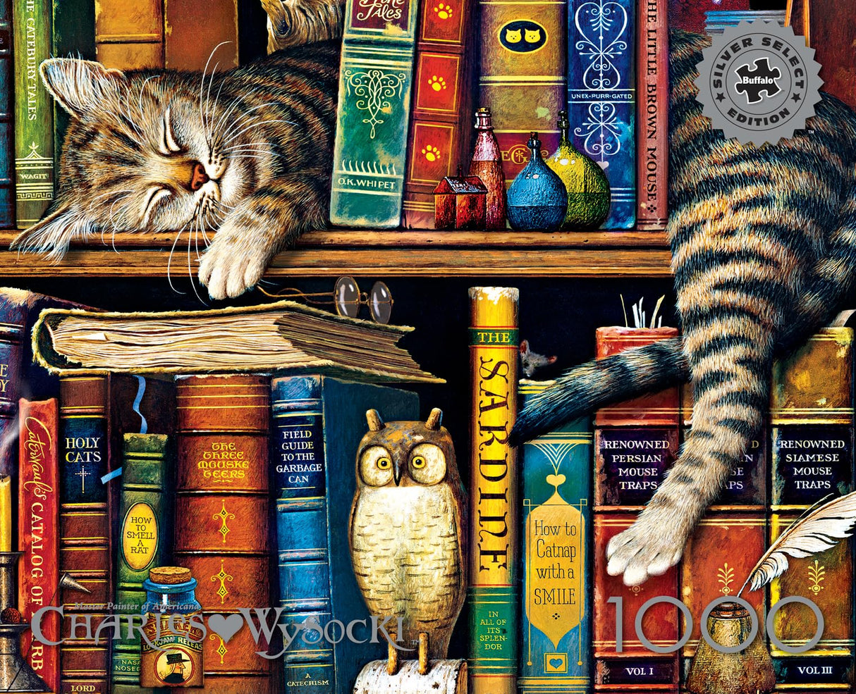 Buffalo Games - Charles Wysocki - Frederick The Literate - 1000 Piece Jigsaw Puzzle for Adults -Challenging Puzzle Perfect for Game Nights - Finished Size is 26.75 x 19.75 Buffalo Games