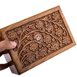 STAR INDIA CRAFT Handmade Tree of Life Urns for Human Ashes, Adult Large Cremation Urns, Funeral Urns Engraved, Burial Urns - 185 lbs STAR INDIA CRAFT