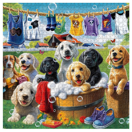 PICKFORU Dog Puzzles for Adults 1000 Pieces, Funny Animals Jigsaw Puzzles Golden Retriever, Difficult Puppy Puzzle as Wall Decor PICKFORU