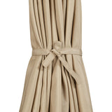 Yaheetech Outdoor Patio Umbrella, 7.5ft Table Market Umbrella with Push Button Tilt and Crank & Sturdy Ribs UV Protection for Garden, Deck, Backyard, Pool, Tan Yaheetech