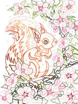 Ravensburger CreArt Spring Squirrel Paint by Numbers Kit for Kids - Painting Arts and Crafts for Ages 9 and Up Ravensburger