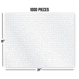 The Clearly Impossible Puzzle 100, 200, 500, 1000 Pieces Hard Puzzle for Adults Cool Difficult Puzzles Clear Hardest Puzzle - Difficult Funny Puzzle for Adults (1000 Pieces) CM Originals
