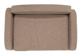 Paws & Purrs Modern Pet Sofa 31.5" Wide Low Back Lounging Bed with Removable Mattress Cover in Espresso/Sand Paws & Purrs