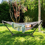 ONCLOUD Heavy Duty 550 LBS Double Hammock with Stand Included with Portable Carrying Bag, Upgraded 2 Person Hammock with Frame for Outdoors & Indoors, Series TDCTZ2 - Desert Stripe ONCLOUD