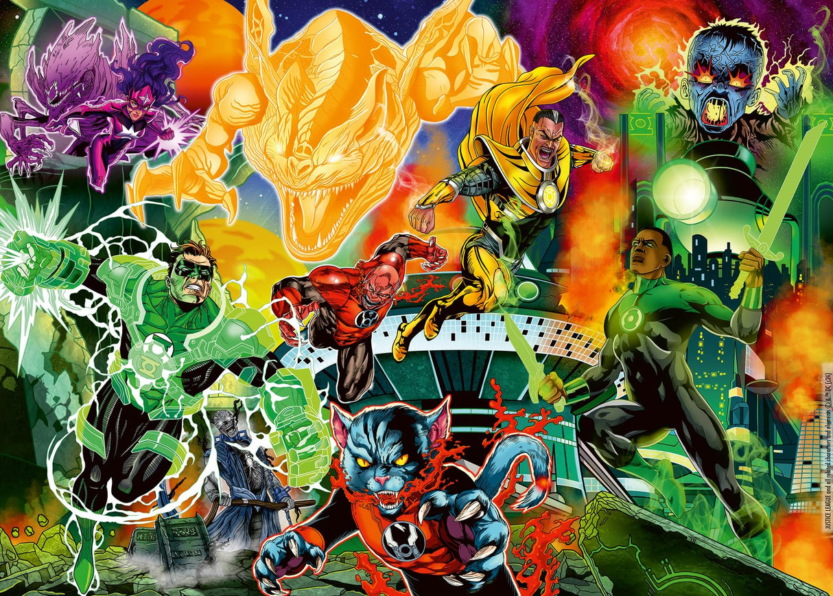 Ravensburger DC Collector's Edition - Green Lantern 1000 Piece Jigsaw Puzzle | Unique Softclick Technology | Striking Artwork | Perfect for DC Fans Ravensburger