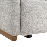 Serta Vail 86" Convertible Sleeper Sofa, Queen Size, Wall-Hugging Dreamglide Mechanism, Dreamcoil Comfort, Boucle Fabric, Ivory Serta