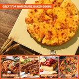 COYMOS Pizza Stone Heavy Duty Ceramic Baking Stone for use in Oven & Gril - Thermal Shock Resistant, Ideal for Baking Pizza, Bread, Cookies, Rectangular Cooking Stone 15x12 Inch. (Bonus Free Scraper) COYMOS