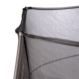 JumpKing 14 Foot Round Trampoline and Enclosure System with Galvanized Steel Frames and 200 Pound Capacity for Kids and Adults, Black/Lime Green JumpKing