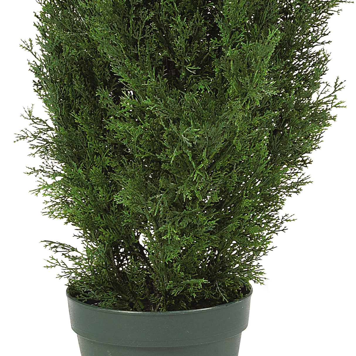 Nearly Natural 4FT Faux Cedar Tree, Outdoor Front Porch Décor, Faux Cedar Tree Pine Tree in Nursery Planter with UV Resistant Coating Nearly Natural