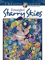 Creative Haven Entangled Starry Skies Coloring Book (Adult Coloring Books: Nature) Dover Publications