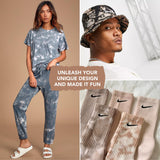 DOODLE HOG Black Tie Dye Kit, DIY Tie Dye Kit for Kids, Clothing Dye Supplies, Tie Dye Kits for Adults, 9 Full Bottles DOODLE HOG