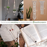 MIGO Creates Macrame Kits for Adults Beginners with 126 Macrame Supplies and 7 Projects E-Book: DIY Macrame Kit with 165 Yards Macrame Cord and Craft Supplies & Materials to Start Macrame! MIGO Creates