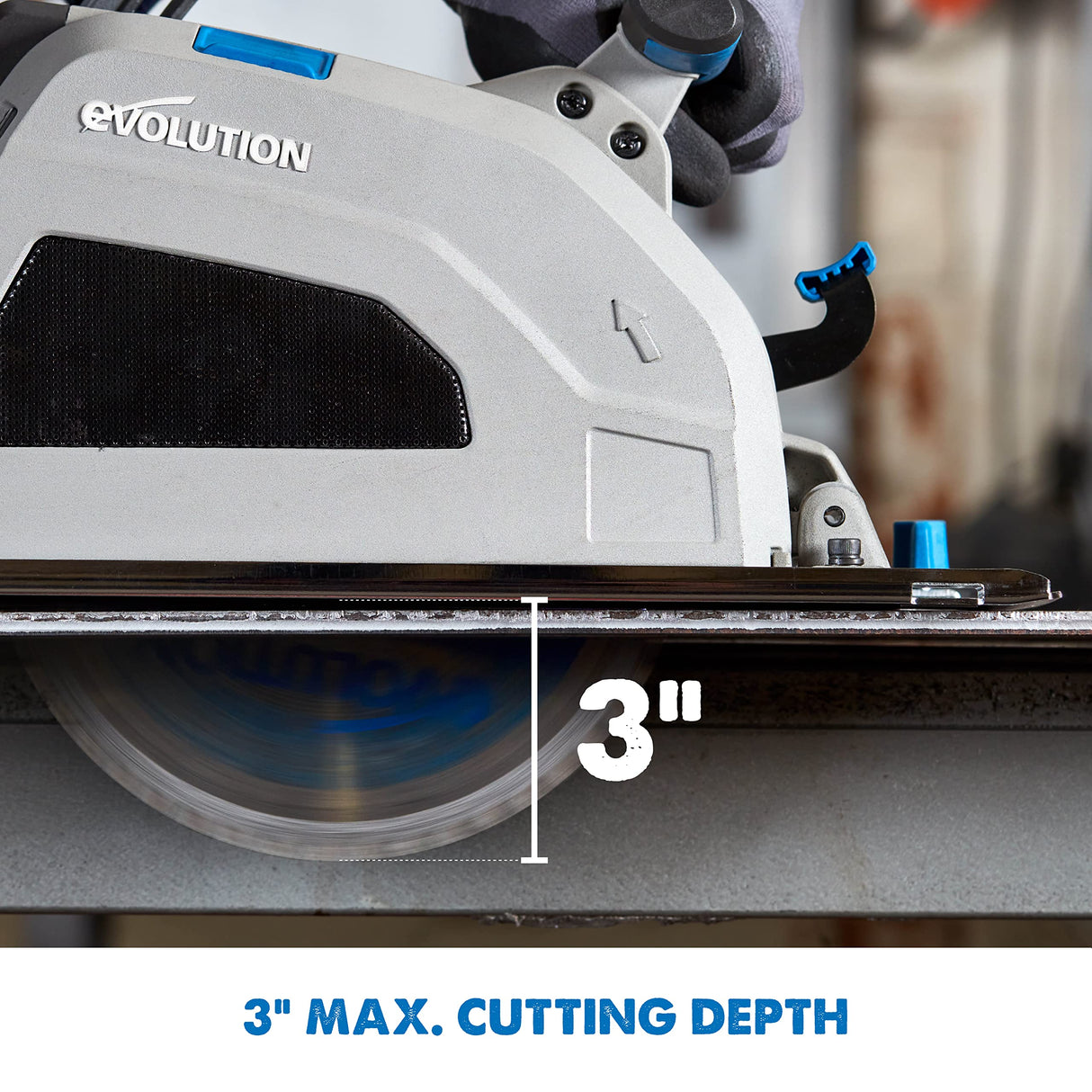 Evolution S210CCS 8-1/4" Heavy Duty Metal Cutting Circular Saw with Chip Collection Evolution