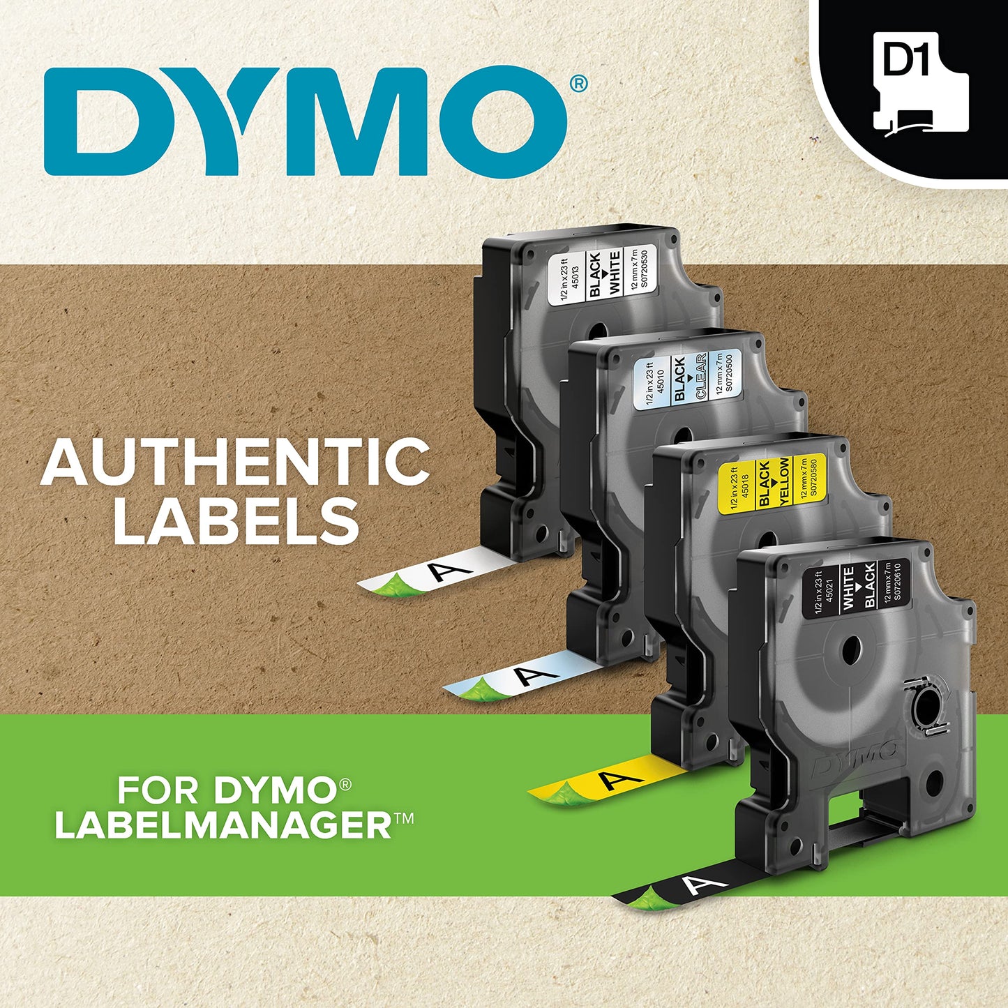 DYMO LabelManager 160 Portable Label Maker Bundle, Easy-to-Use, One-Touch Smart Keys, QWERTY Keyboard, Large Display, For Home & Office Organization, Includes 3 D1 Label Cassettes