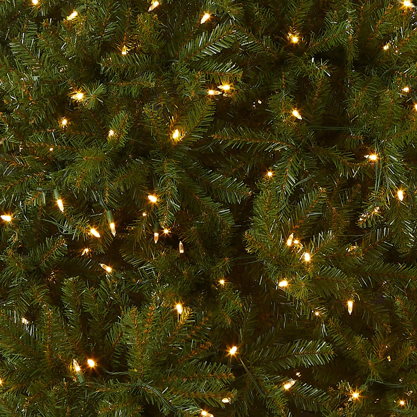 National Tree Company Pre-Lit Artificial Full Christmas Tree, Green, Dunhill Fir, Dual Color LED Lights, Includes Stand, 10 Ft