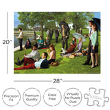 AQUARIUS The Office Sunday Afternoon Puzzle (1000 Piece Jigsaw Puzzle) - Glare Free - Precision Fit - Officially Licensed The Office Merchandise & Collectibles - 20x28 In AQUARIUS