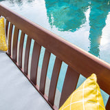 Cambridge Casual Solid Wood Como Daybed, Natural Brown/Oyster Cambridge Casual