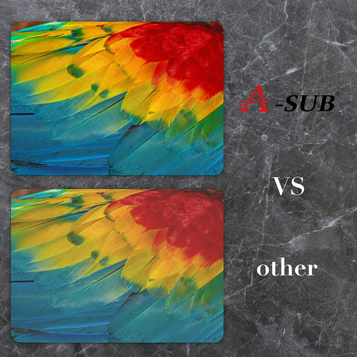 A-SUB Sublimation Mouse Pad Blank Rectangular Blanks 3mm Thick for Transfer Heat Press Printing Crafts 9.4x7.9x0.12 Inches White 11pcs A-SUB