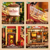 ROBOTIME 3D Wooden Puzzles for Adults, Factory Wooden Music Box EAB01, Gift for Craft Enthusiast Model Building Set ROBOTIME