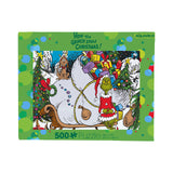 AQUARIUS Grinch Puzzle (500 Piece Jigsaw Puzzle) - Glare Free - Precision Fit - Virtually No Puzzle Dust - Officially Licensed Grinch Collectibles - 14x19 Inches AQUARIUS
