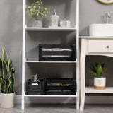 Large Classic Black Wooden Crates For Dispaly,Set Of 3 Wood Crates With Handles,Rustic Handmade Wood Boxes For Storage Or Display,Solid Wood Decrative Boxes (Classic Black) Bisaten