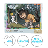 AQUARIUS Where the Wild Things Are Puzzle (500 Piece Jigsaw Puzzle) - Glare Free - Precision Fit - Officially Licensed Merchandise & Collectibles - 14x19 in AQUARIUS