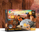 Discovery™ Colossal Fossil Dig Set, 15-Piece Archeology Excavation Kit, Uncover Real Shark Teeth & More, Every Fossil Set is Unique, STEM Toys for Boys and Girls Discovery Kids