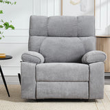 RHHVVR Oversized Power Lift Recliner Chair with Massage and Heating, 24.8" W Big Lay Flat Lift Recliner for Elderly, Medium-Firm Electric Recliners with Hidden Cup Holders,Gray RHHVVR