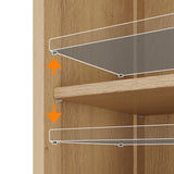 Irontar Kitchen Storage Cabinet, Sideboard Buffet Cabinet with Rattan Decorated Doors, Farmhouse Console Table with Drawer, Coffee Bar, Accent Table for Kitchen, Living Room, Hallway, Natural CWG010M Irontar