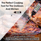 AMZ BBQ CLUB - Meat Claws Bbq Grill Accessories Set - 2 Silicone Gloves, Claws For Pulled Pork, BBQ Thermometer - Perfect Smoker Accessories Grilling Tools Gift Set For (Orange Glove-Thermometer-Claw) AMZ BBQ CLUB