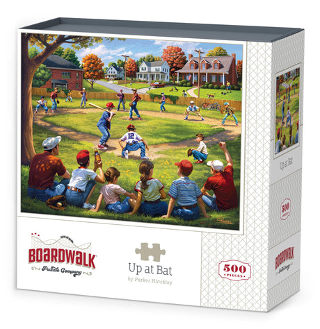 Up at Bat by Boardwalk - 500 Piece Jigsaw Puzzle D·O·W·D·L·E