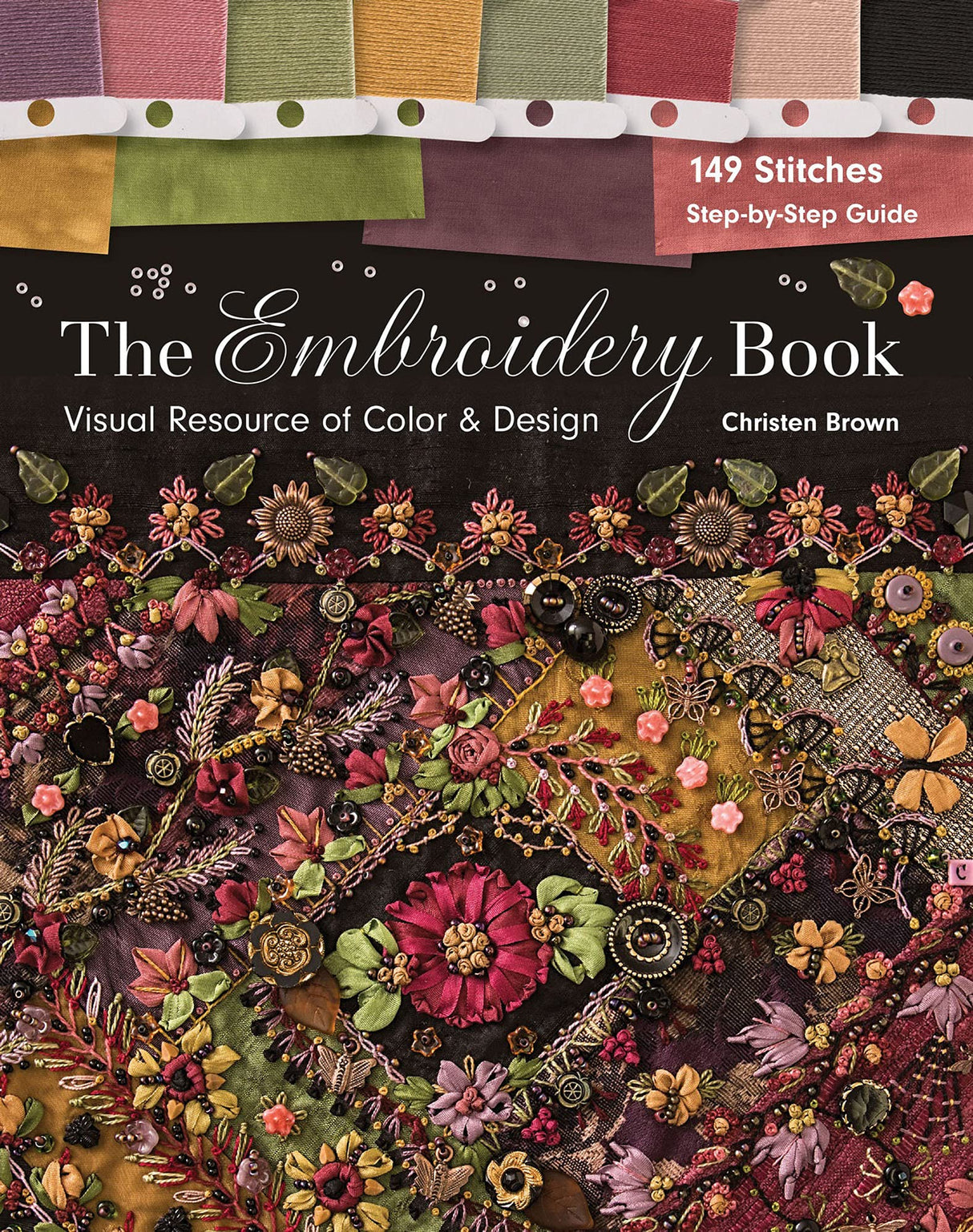 The Embroidery Book: Visual Resource of Color & Design WoodArtSupply