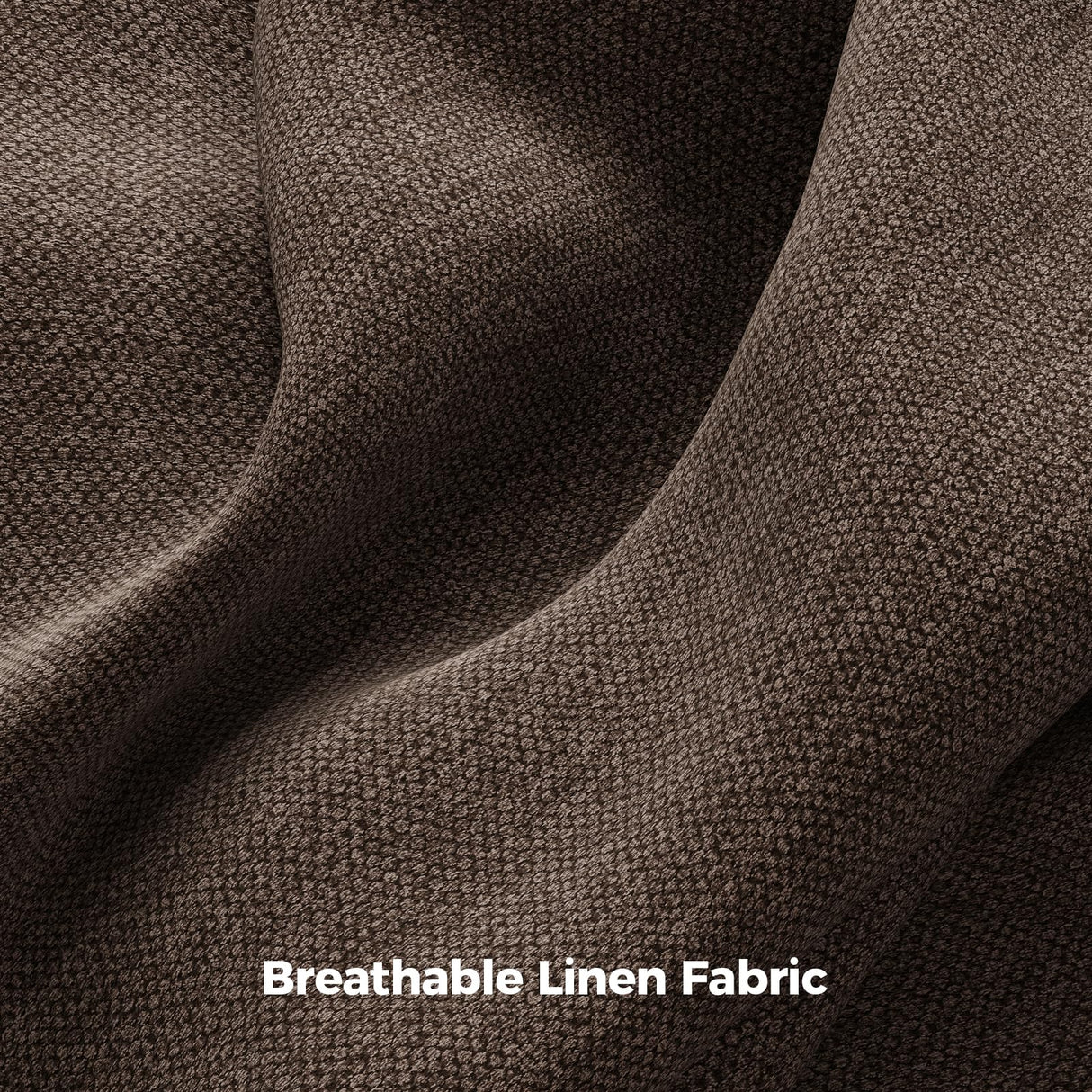 COPIAE 91 Inch Lawson Sofa with Extra Deep Seats Oversize, Mid-Century 3-Seat Sofa Couch, for Living Room, Apartment, Lounge, Brown COPIAE