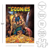 AQUARIUS The Goonies 500pc Puzzle (500 Piece Jigsaw Puzzle) - Glare Free - Precision Fit - Officially Licensed The Goonies Movie Merchandise & Collectibles - 14x19 Inches AQUARIUS