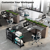 EUREKA ERGONOMIC L Shaped Gaming Desk, 60 Inch L60 Home Office Corner PC Computer Gamer Table Large Writing Workstation Gifts w Mouse Pad Cable Management, Space Saving, Easy to Assemble, Left, Black EUREKA ERGONOMIC