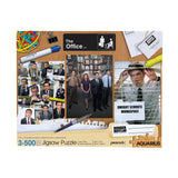 Aquarius Set of 3 The Office Puzzles (Three 500 Piece Jigsaw Puzzles) - Glare Free - Precision Fit - Officially Licensed The Office Merchandise & Collectibles - 14x19 Inches AQUARIUS