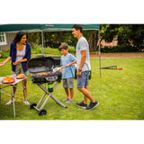Coleman Roadtrip 285 Portable Stand-Up Propane Grill, Gas Grill with 3 Adjustable Burners and Instastart Push-Button Ignition; Grease Tray, Side Tables, Thermometer, Folding Legs & Wheels Included Coleman