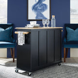 Homestyles Kitchen Cart with Storage Dolly Madison, 48.25 Inches Wide, Black homestyles