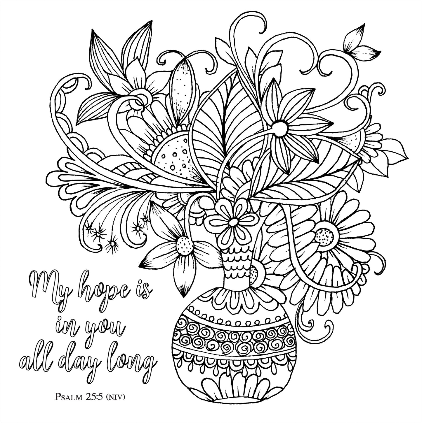 Blessed Adult Coloring Book (31 stress relieving designs. Micro-perforated pages. Art on one side only!)