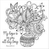 Blessed Adult Coloring Book (31 stress relieving designs. Micro-perforated pages. Art on one side only!) PETER PAUPER PRESS