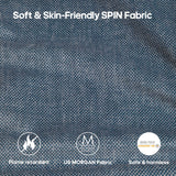 LLappuil Oversized Sectional Sofa Modular Couch with Storage, 10 Seater U Shaped Sectional Couches Set for Living Room, Denim Blue LLappuil