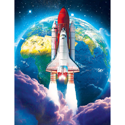 RoseArt - Kodak Premium - Space Shuttle Launch - 100 Piece Jigsaw Puzzle for Adults