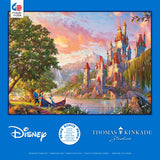 Ceaco - Thomas Kinkade - Disney - Beauty & The Beast II - 1000 Piece Jigsaw Puzzle Ceaco