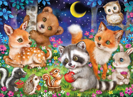 Ceaco - Kayomi Harai - Woodland Friends - 100 Piece Jigsaw Puzzle Ceaco