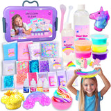 Unicorn Slime Making Kit for Girls - DIY Fluffy Slime Creation Kit with Super Birthday Party Favors Carolart